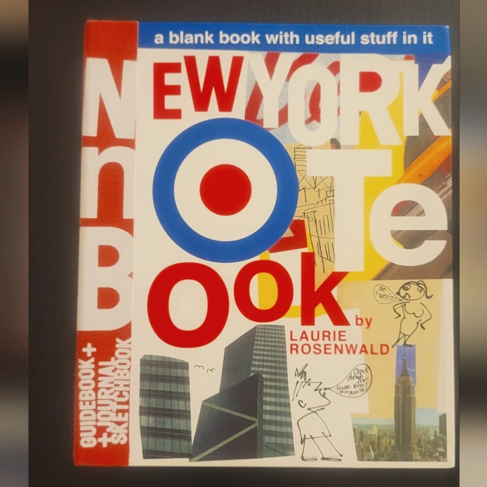 New York Notebook paperback book guidebook journal sketchbook Laurie Rosenwald